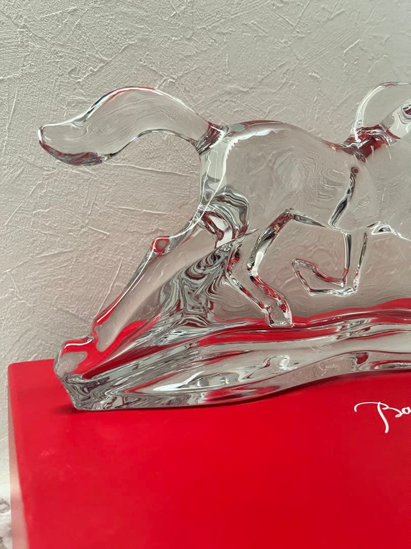 【翌日発送】極希少 特大 Baccarat バカラ ホース 約30cm 3kg
