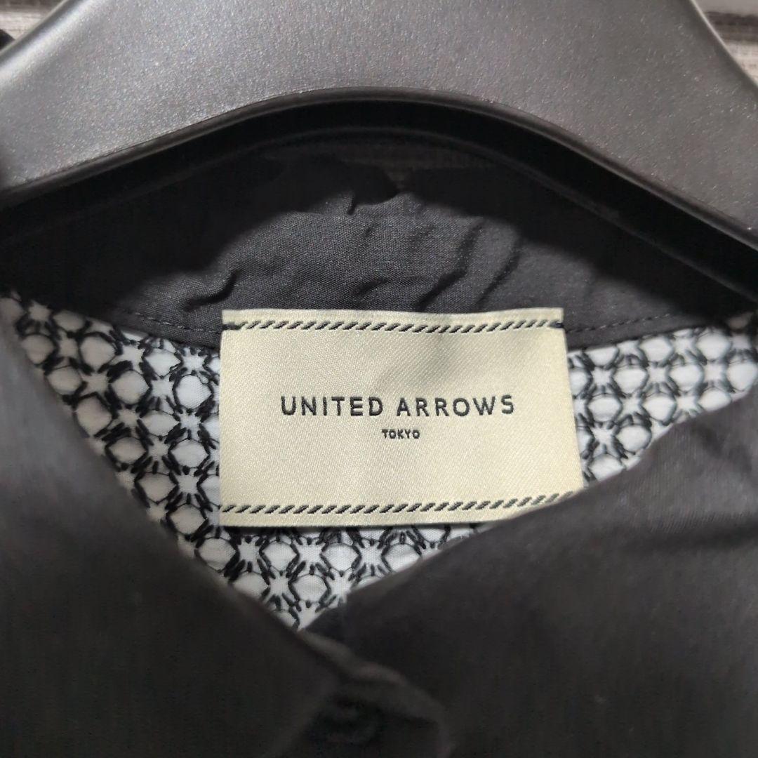 ユナイテッドアローズ エンブロイダリー コンビ ショートスリーブ ブラウス