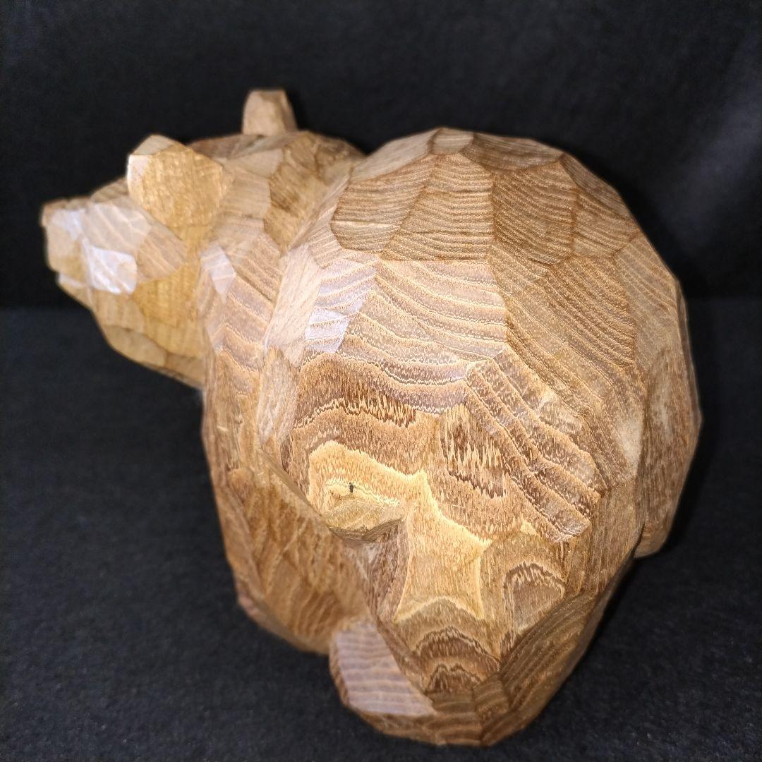 クマの木彫り 可愛い サイン無し 無名