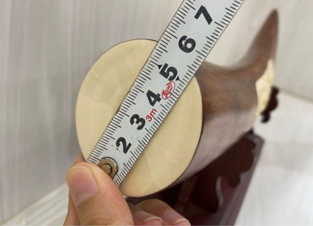 天然マンモス牙美しい手作り彫刻九鯉献瑞 置物