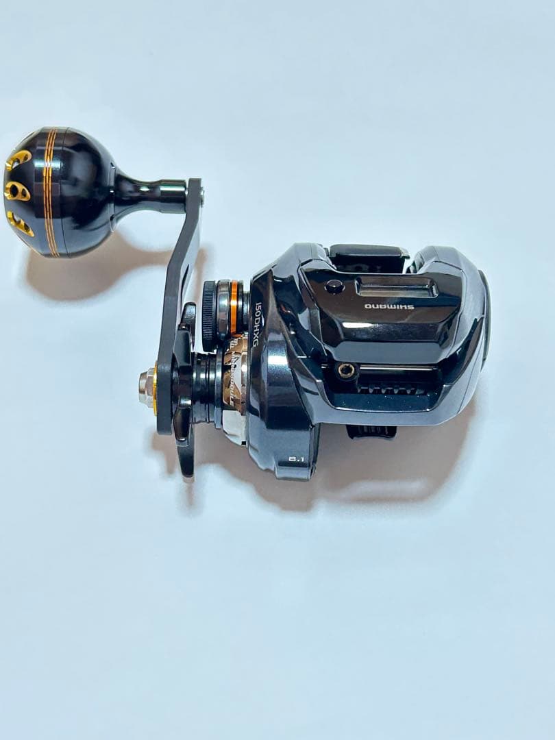 シマノ バルケッタプレミアム 150DHXG ゴメクサス75mmパワーハンドル