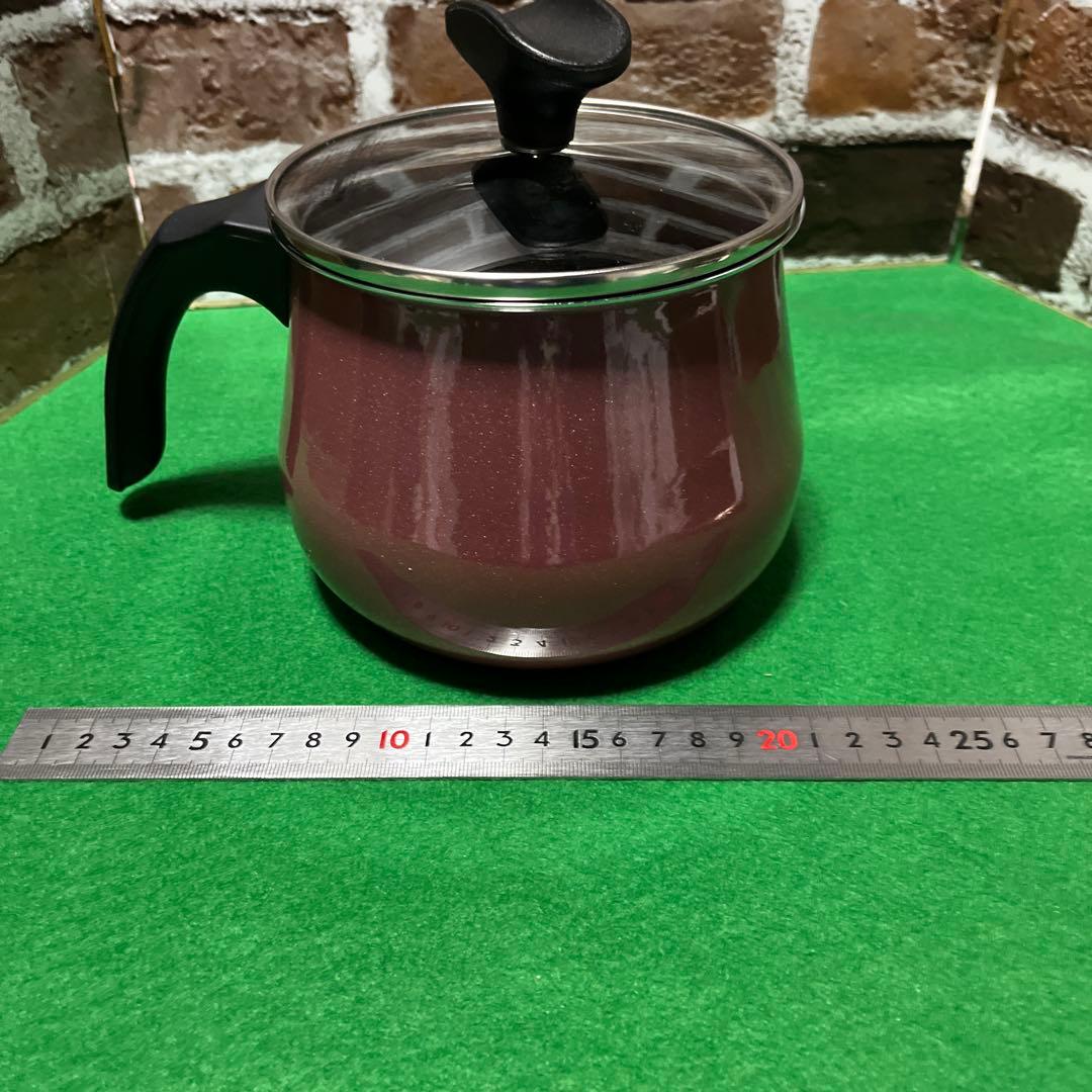 WMF ＦＵＳＩＯＮＴＥＣドイツ製片手鍋 ガラス蓋付き