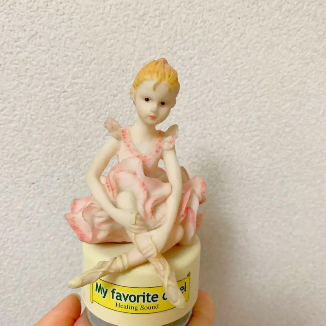 陶器　オルゴール　バレリーナ