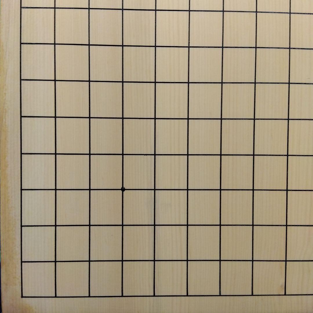 【国産　本榧　４寸碁盤　木表　脚なし】