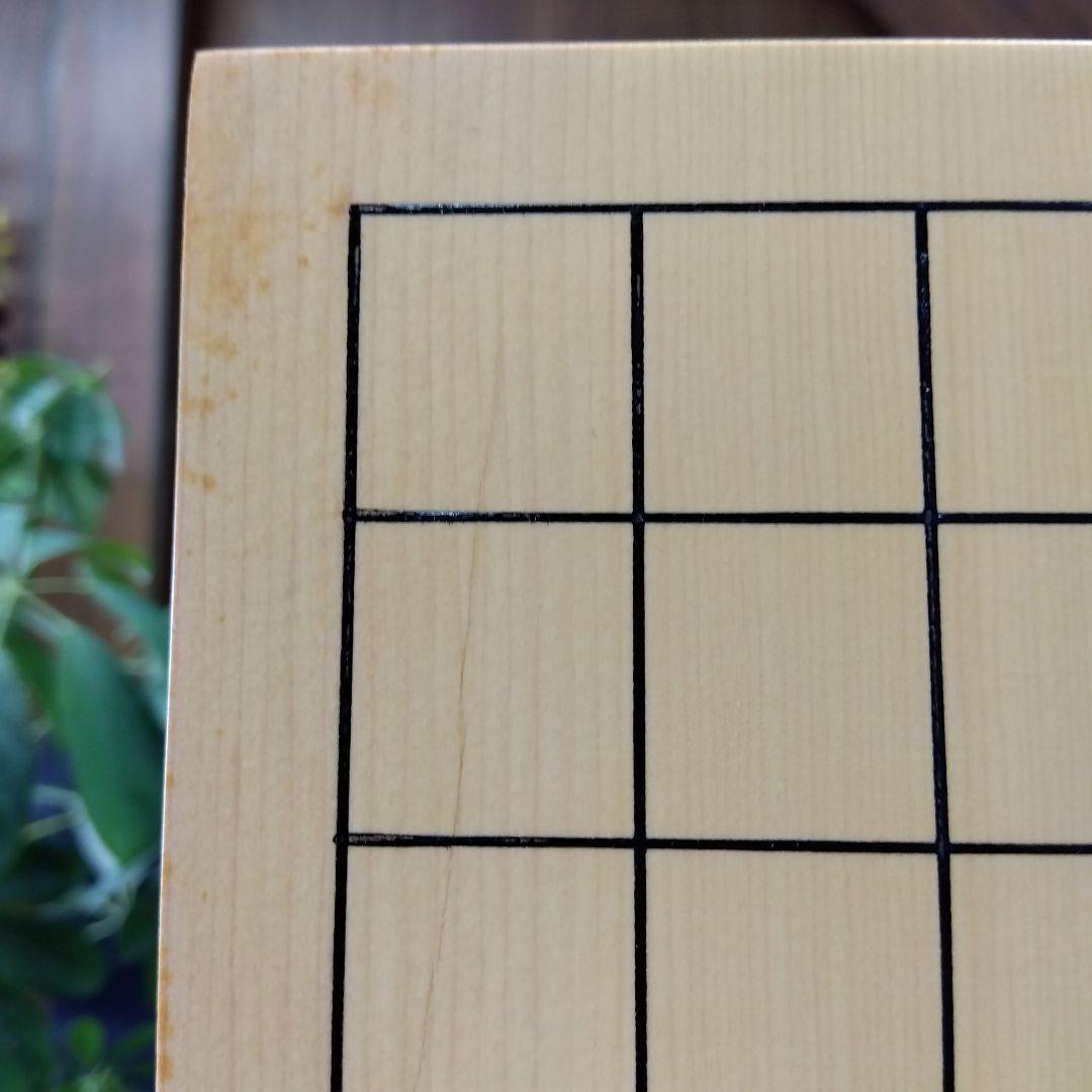 【国産　本榧　４寸碁盤　木表　脚なし】
