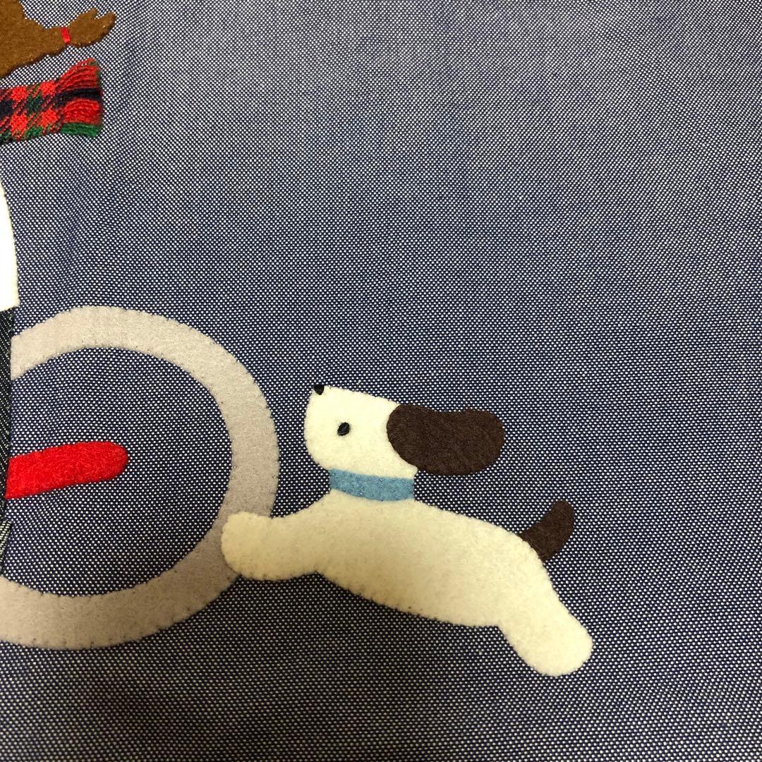 超美品　ファミリア　デニムバッグ　廃盤　レッスンバッグ