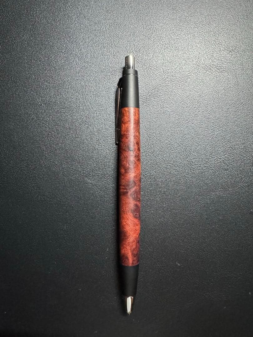 野原工芸　特上花梨瘤　新型シャープペンシル（シルバー金具）