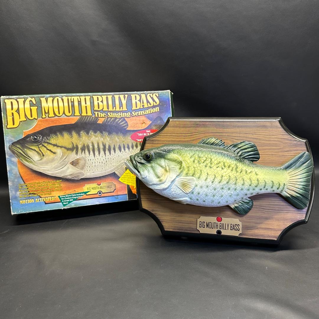 ♡Fc右1002 未使用保管品 ビッグマウスビリーバス 歌って踊る 置物