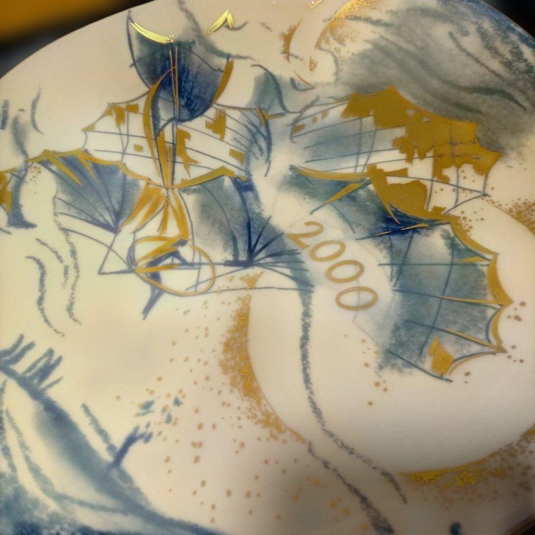 未使用新品 MEISSEN マイセン イヤープレート 2000年 ミレニアム限定