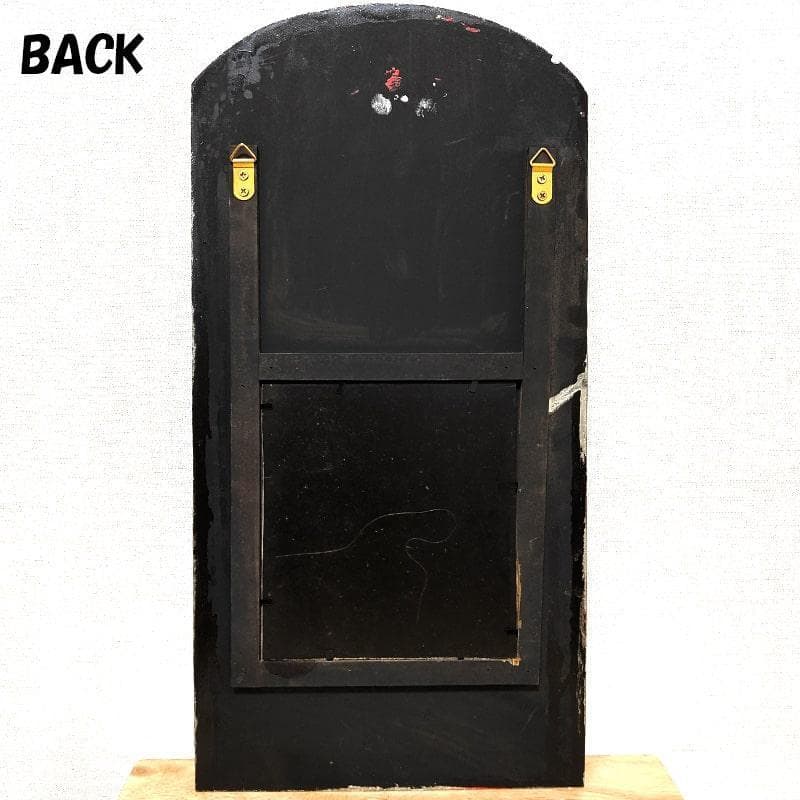 ミラー 壁掛け テキサコ 鏡 木製 アンティーク ウォールミラー 大きい お洒落