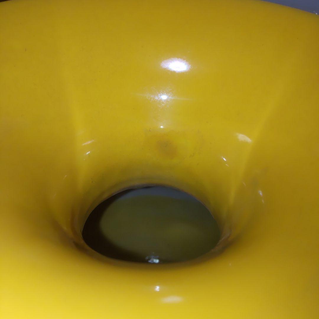 清水焼 赤沢露石 黄 松竹梅 唐草 黄交趾 イエロー