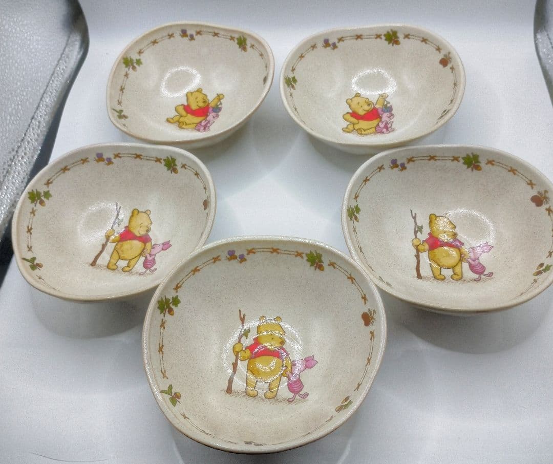 Disney くまのプーさん 鉢・ボウル 5個セット