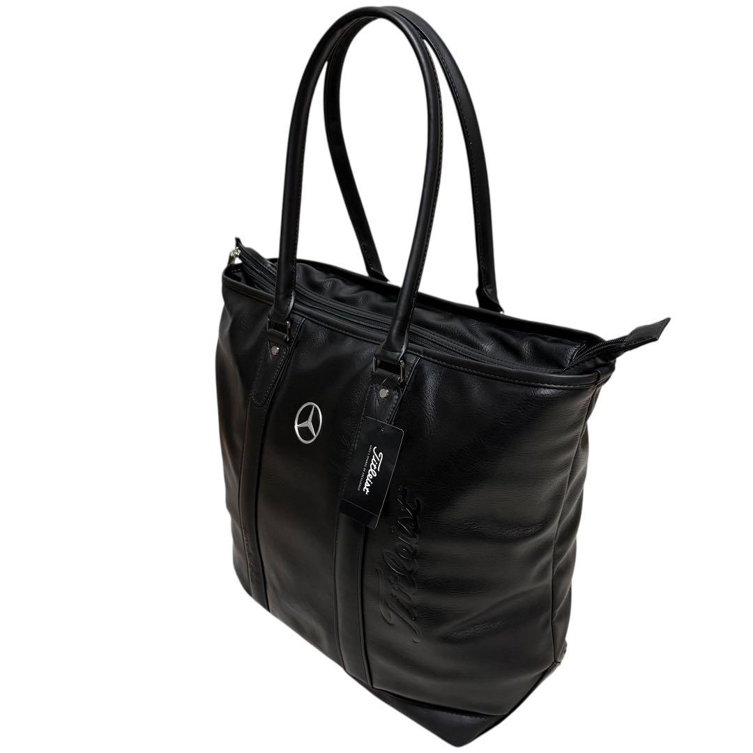 【未使用】ベンツ×タイトリスト トートバッグ 黒 定価1.9万 12312