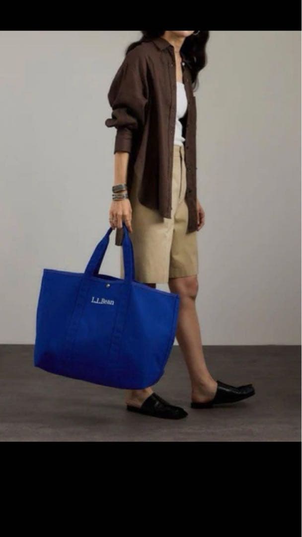 新品【エルエルビーン×サロンアダムエロペ】別注 グローサリートート 限定カラー