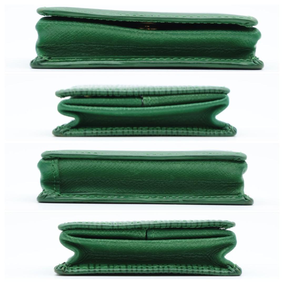 【極美品】ルイヴィトン　ポルトモネボワット　エピ　ケース　小銭入れ　緑