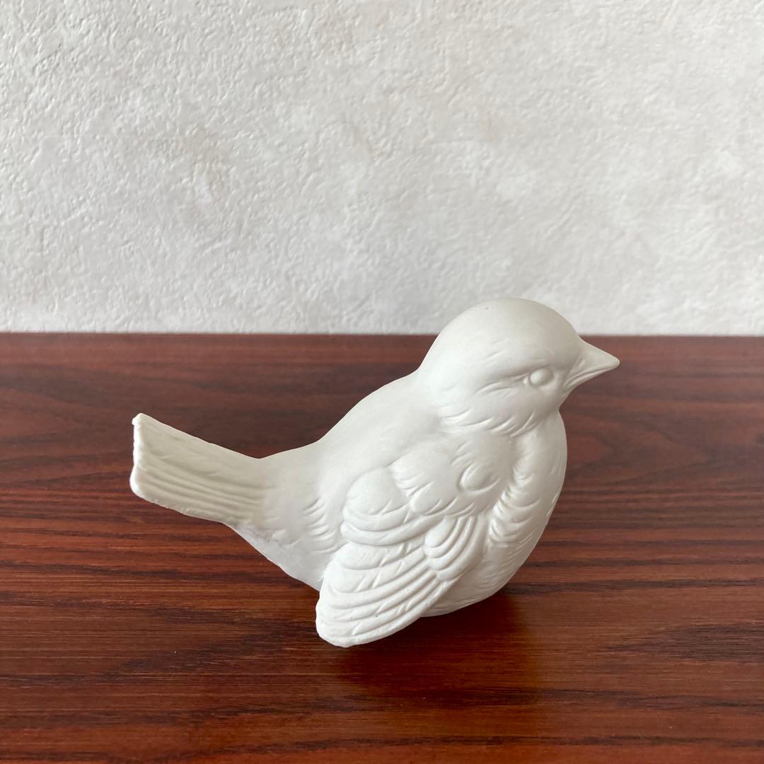 雀　ゲーベル　フィギュリン　置物　オブジェ　ドイツ　ヴィンテージ