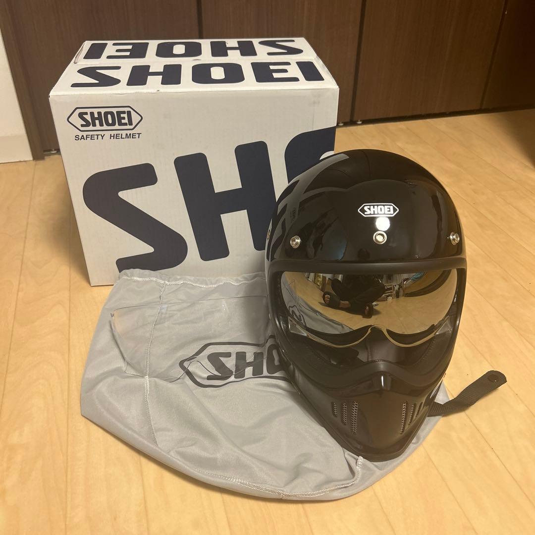 SHOEI フルフェイスヘルメット EX-ZERO ブラック　Mサイズ