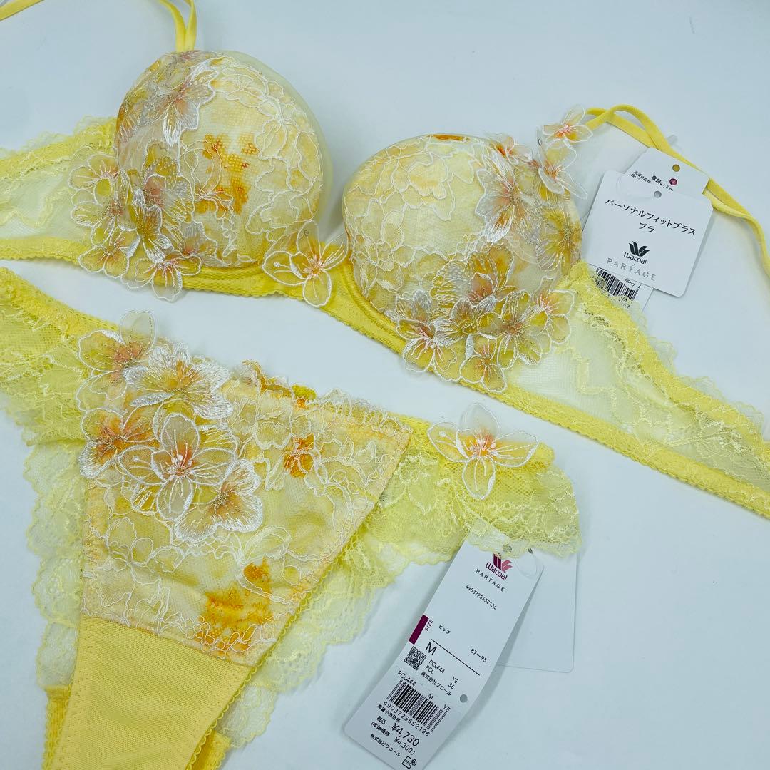 ワコール／パルファージュパーソナルフィットプラスブラブラジャーとショーツC70M