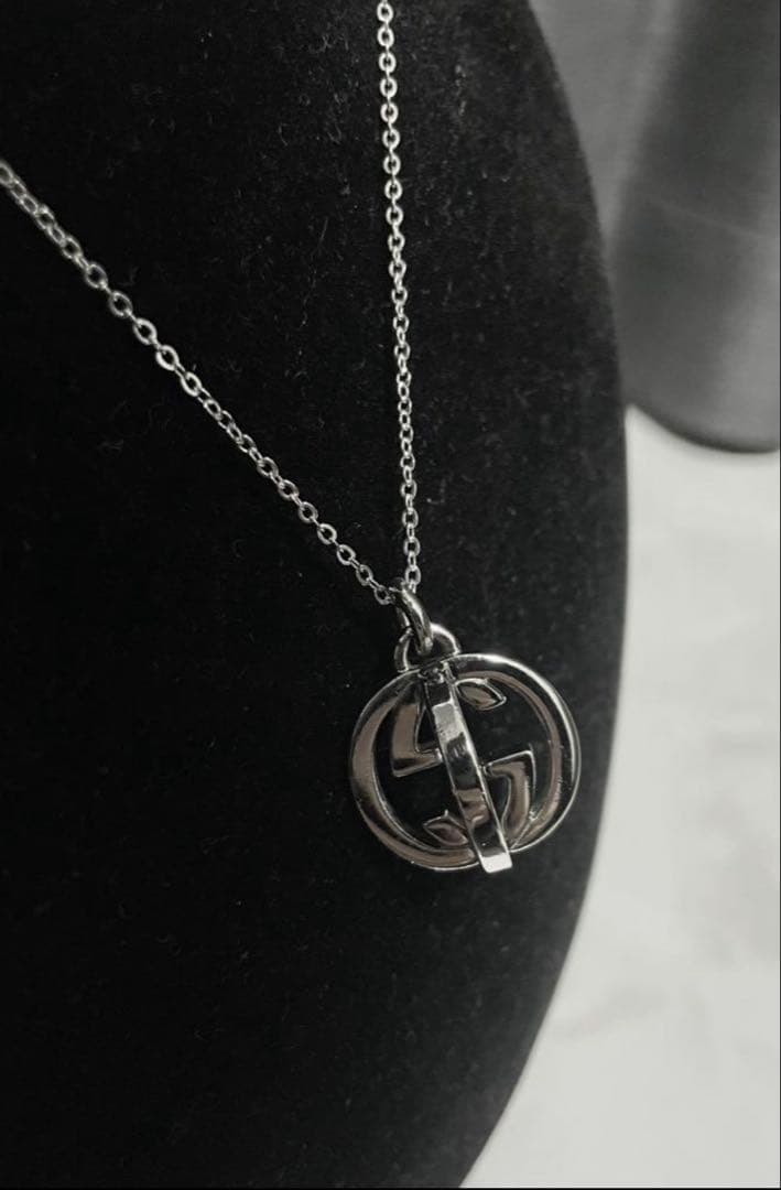 ✨極美品✨ GUCCI GGロゴ チャームネックレス【確実正規品】