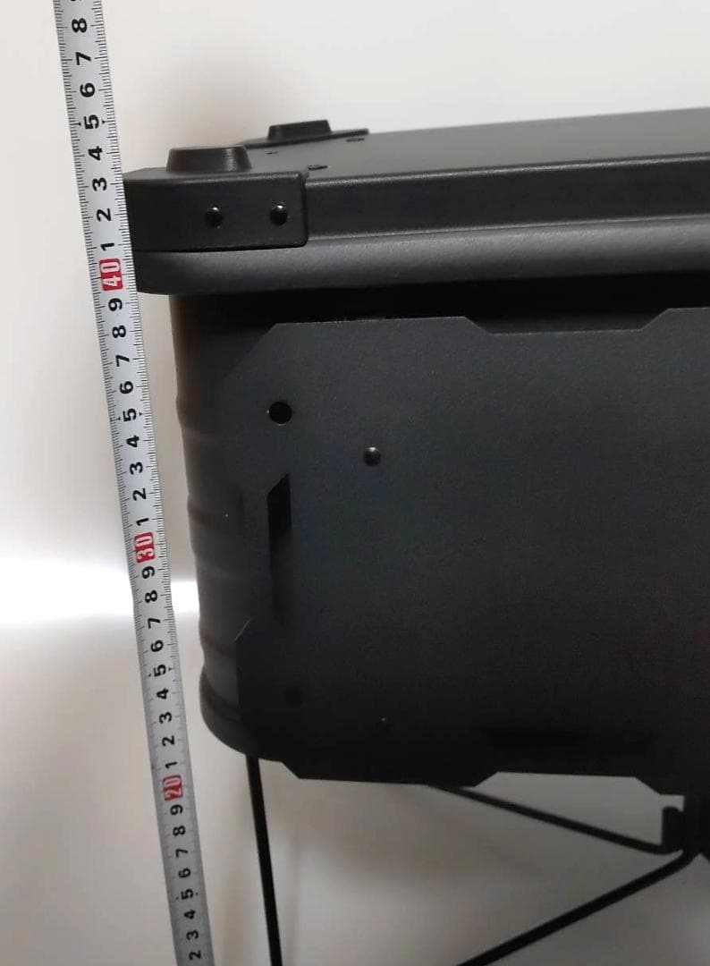 新品送料込み　 アルミコンテナ　30L　フルカスタム　ブラックカラー　キャンプ