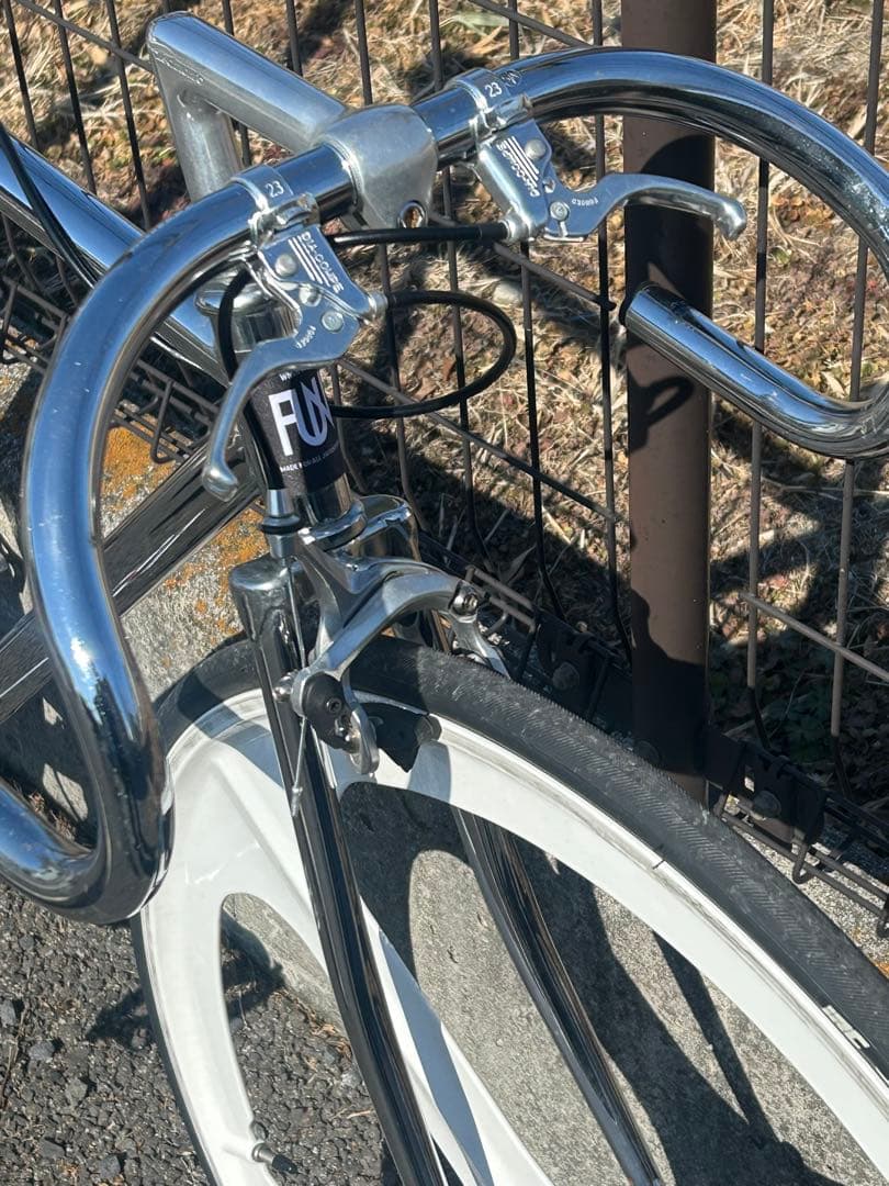 FUN ピスト パシュート シングルスピード 自転車 美品 メッキ 個性的