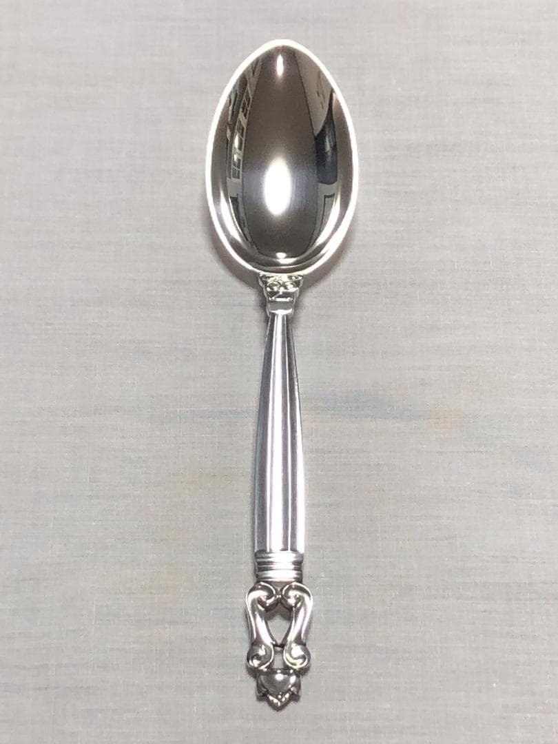 美品 ジョージジェンセン ACORN ディナースプーン STERLING ②
