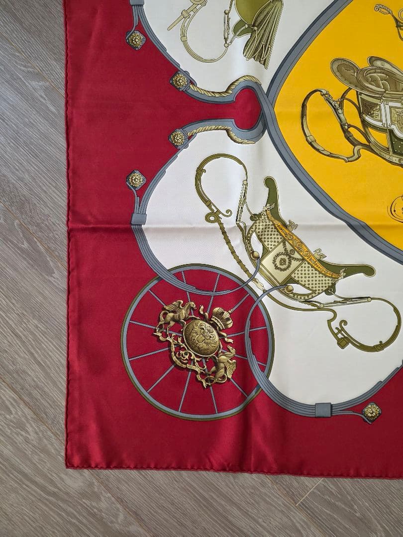 美品 HERMES SPRINGS ースカーフ カレ90