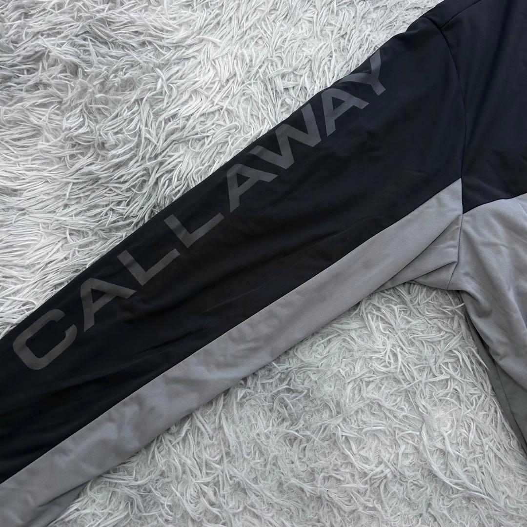 新品　キャロウェイ　ジャケット　ブルゾン　中綿　フーディ　フルジップ　グレー　L