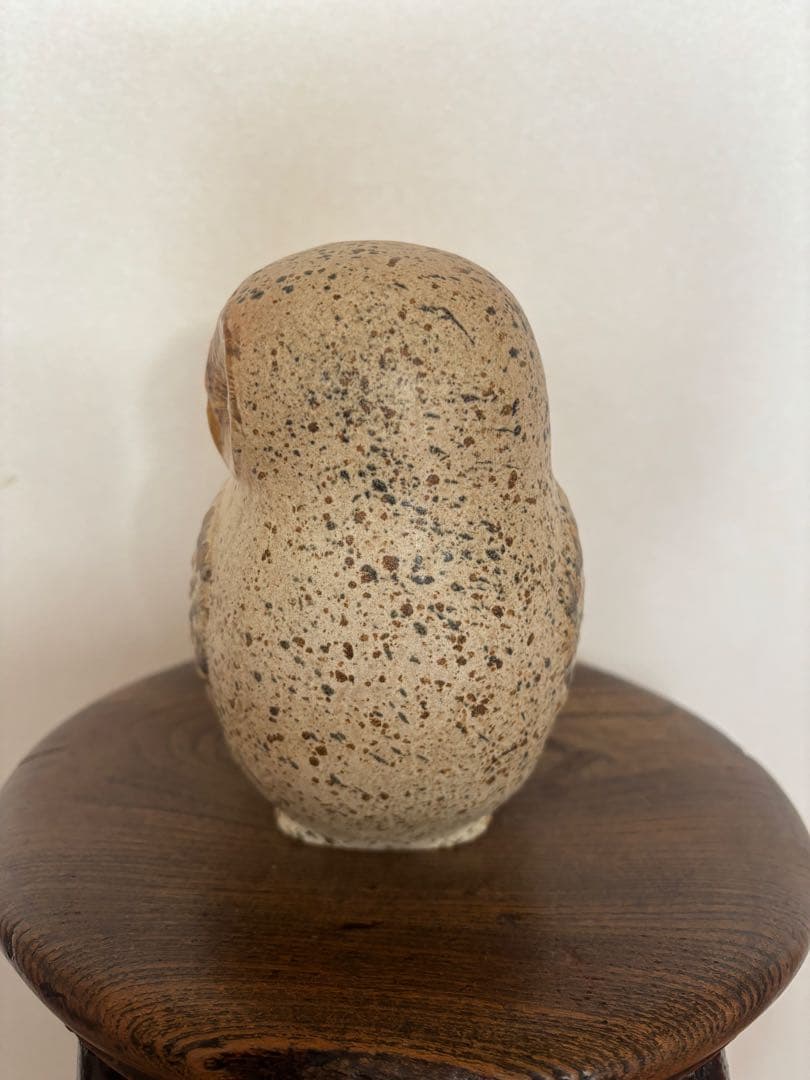 美品リサラーソン　ふくろう　置物