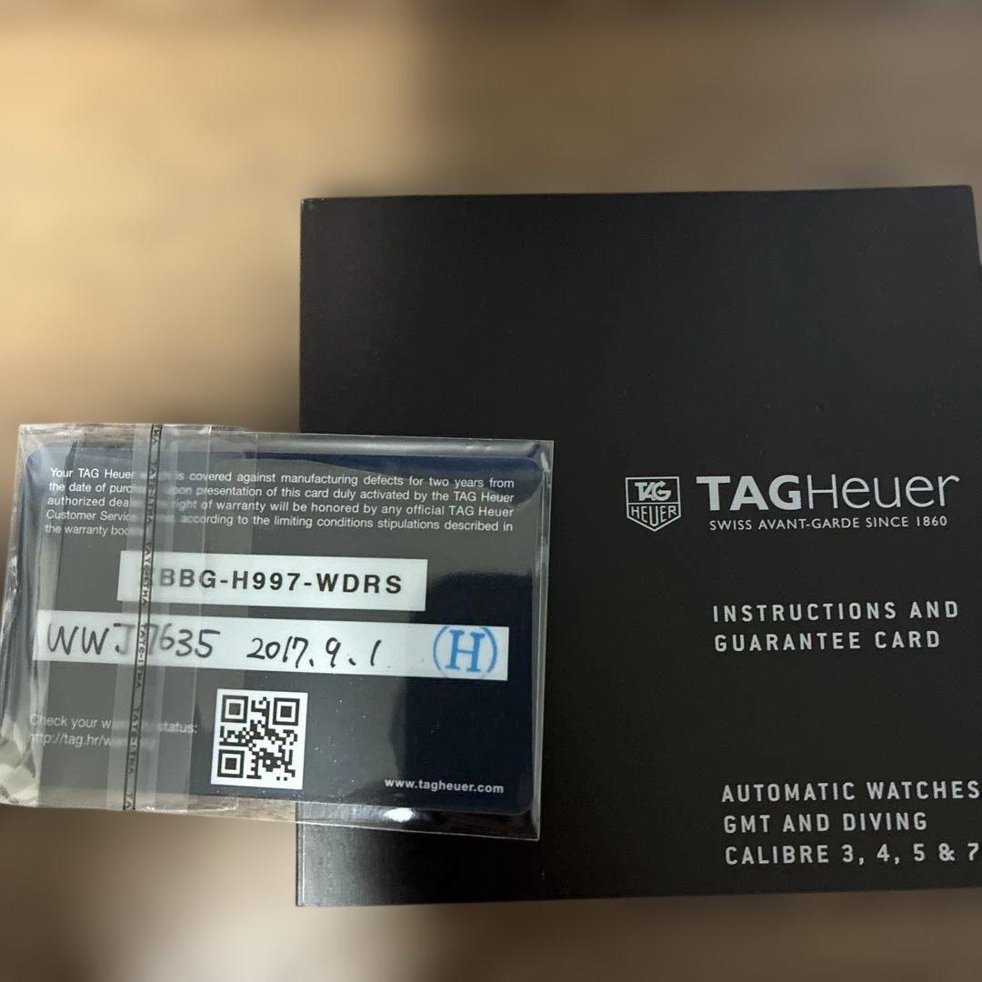 タグホイヤー カレラ キャリバー5 自動巻 WAR211B 保証書付 良品