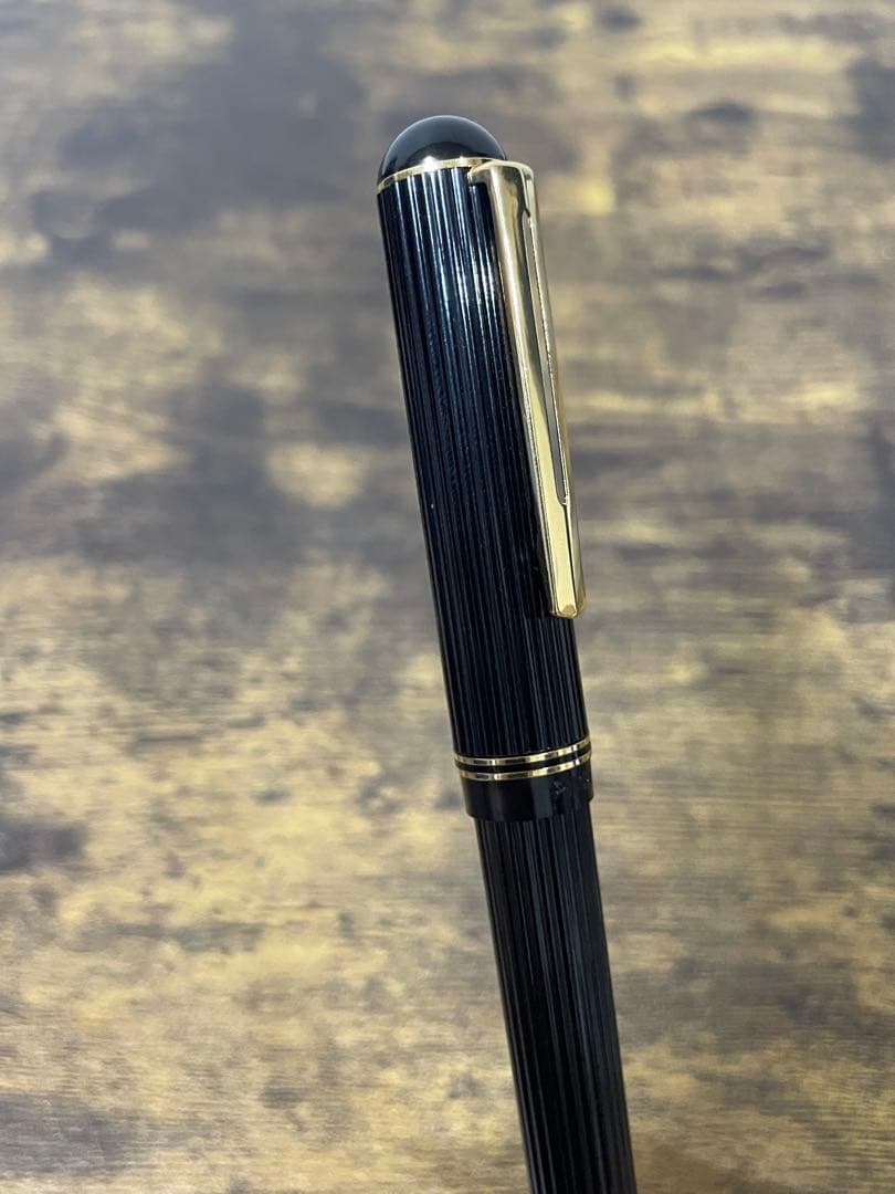 試筆のみ　初代　ジャスタス　14金　万年筆　細字　パイロット　嵌合式　備品付き