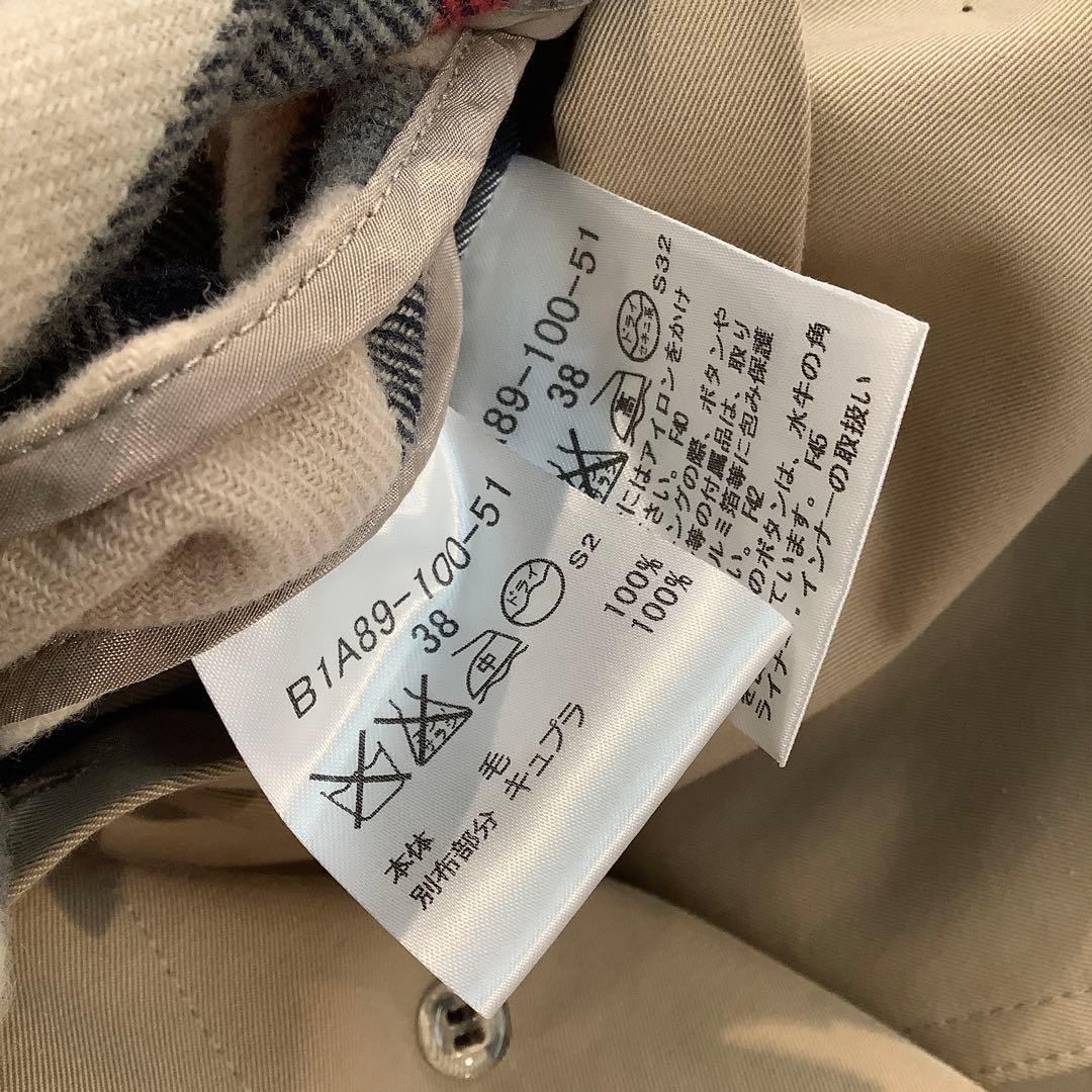 BURBERRY LONDON トレンチコート　ライナー付き　サイズ38