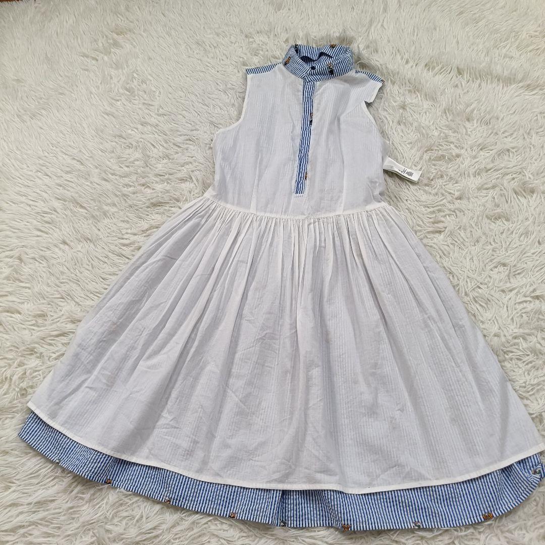 ポロラルフローレン ポロベア ロングフレアワンピース サイズ16 160 総柄