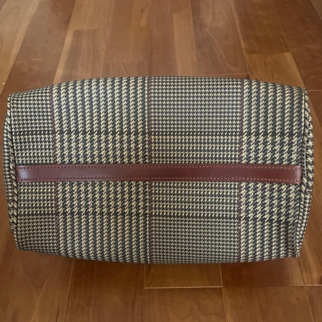 POLO Ralph Laurenチェック柄ミニボストン バッグ