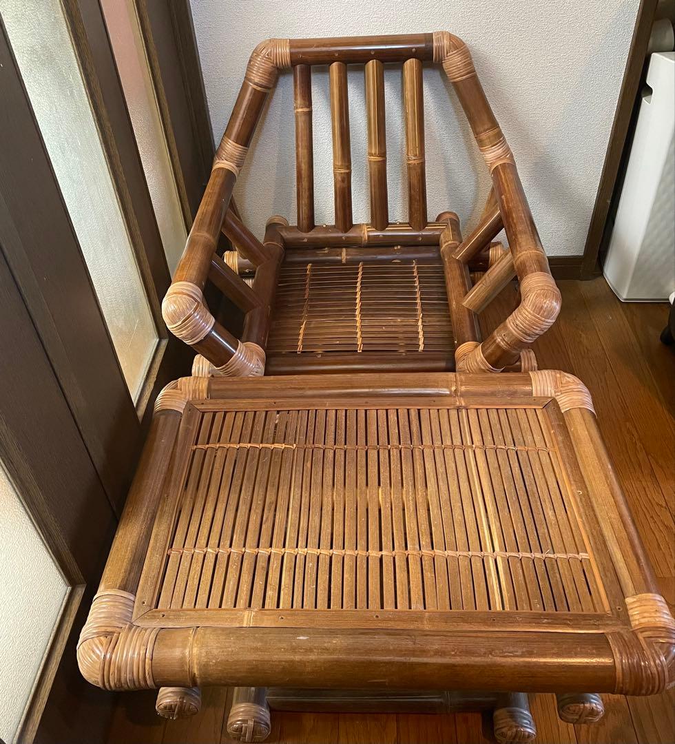 バンブー　チェア　テーブル　セット