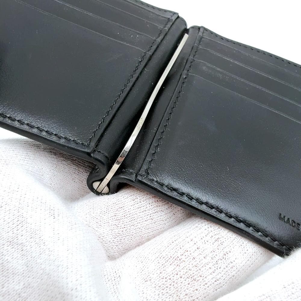 ◇セリーヌ◇レザー/ロゴ/マネークリップ/ブランド/ブラック