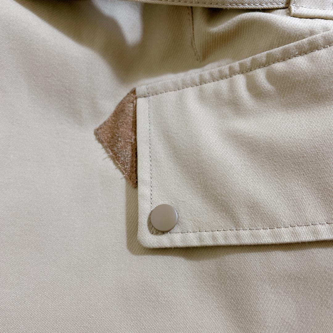 【美品】 定価12万 kolor カラー モーターサイクルコート ベージュ S