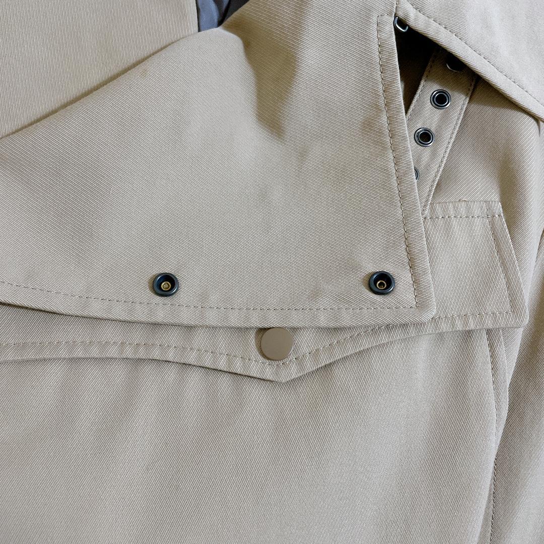 【美品】 定価12万 kolor カラー モーターサイクルコート ベージュ S