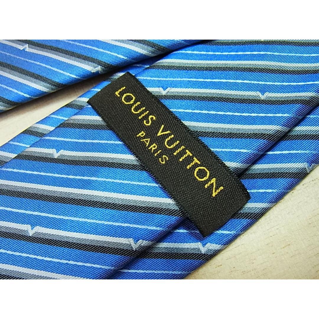 ◎正規品未使用 ルイヴィトン シルク ネクタイ クラヴァット・Vドリフト7CM