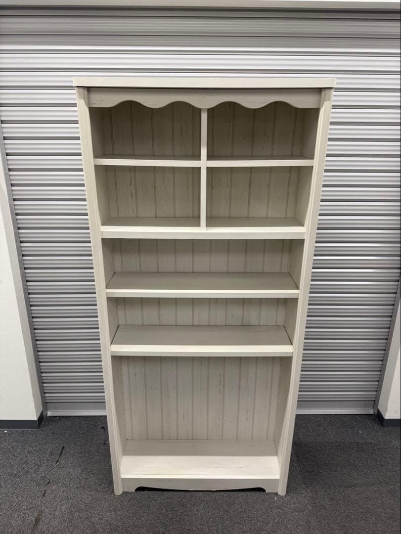 食器棚　木製棚　白　ホワイト収納棚　木製