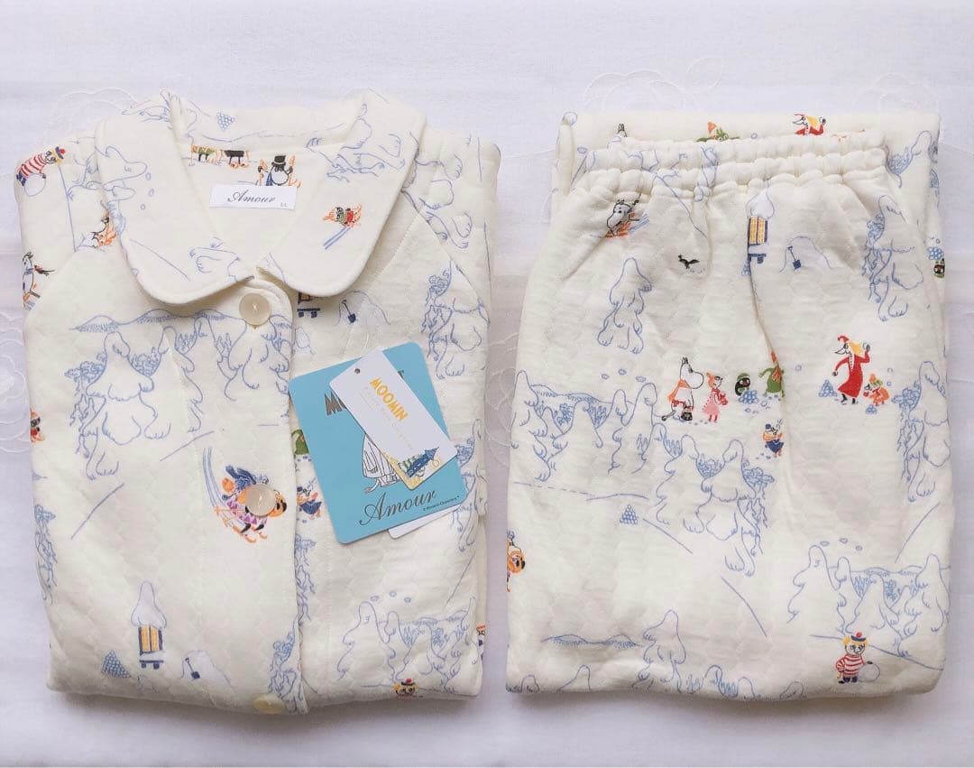 綿100%・LL★ 【MOOMIN ムーミン】×【Amour アムール】パジャマ