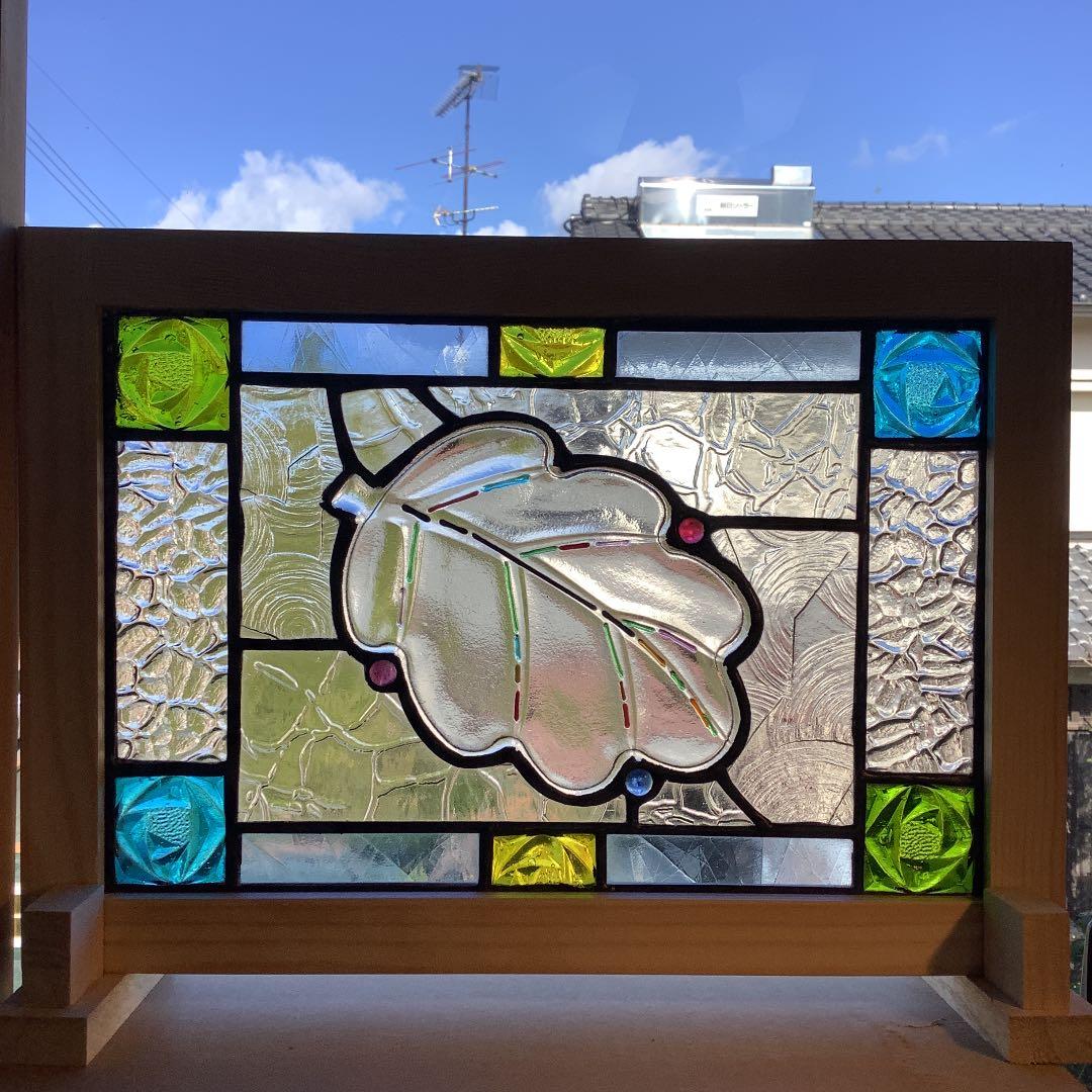 ステンドグラスパネルFDリーフ(897)たかはし