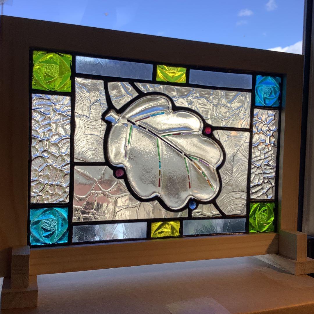 ステンドグラスパネルFDリーフ(897)たかはし