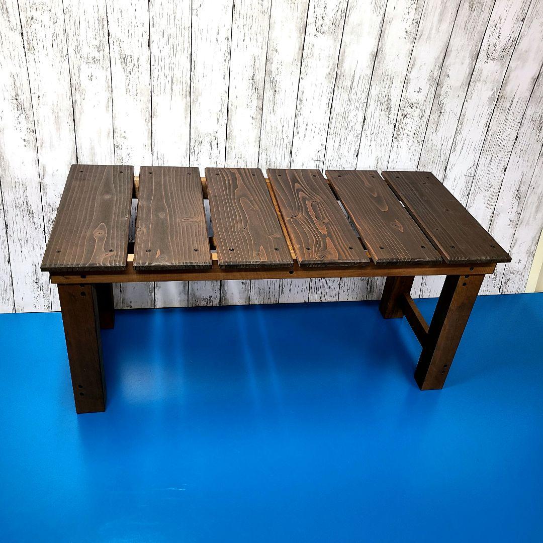 No1816【屋外OK】縁台、ベンチ、腰掛け、椅子【脚折りたたみ式】