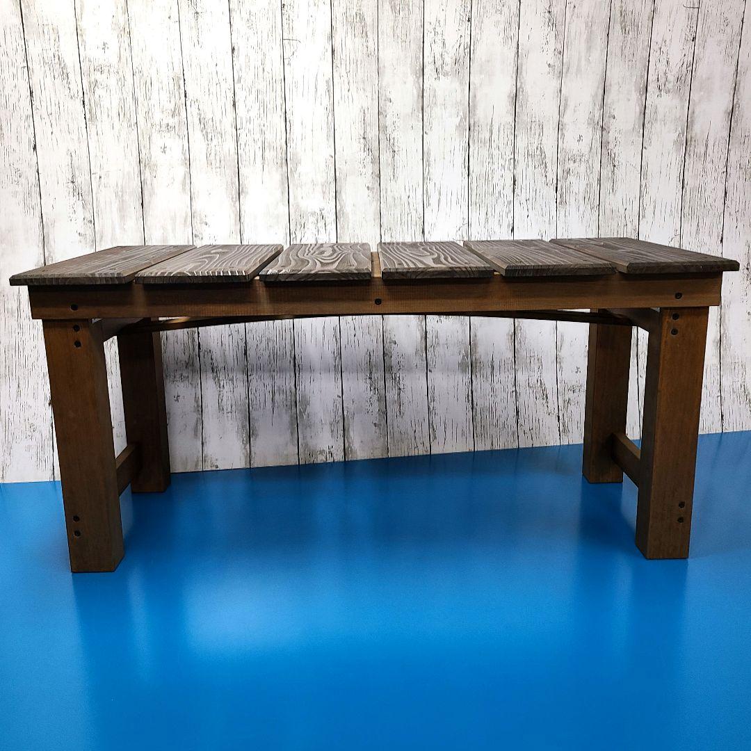 No1816【屋外OK】縁台、ベンチ、腰掛け、椅子【脚折りたたみ式】