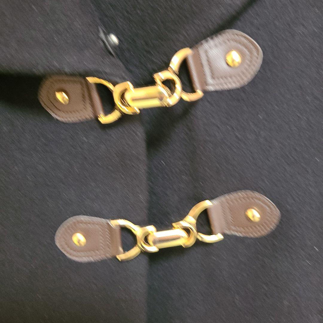 専用‼️　エフデ　 黒 ダッフルコート ウール混合　11号