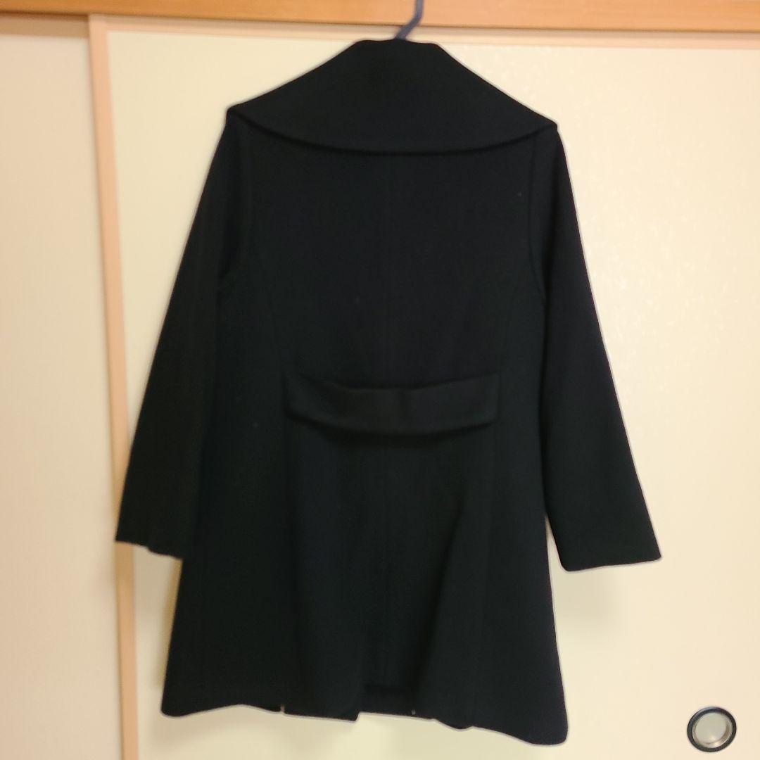 専用‼️　エフデ　 黒 ダッフルコート ウール混合　11号