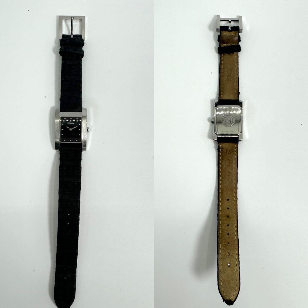 【稼動】FENDI腕時計 スクエア レディース 腕時計　7000L ズッカベルト