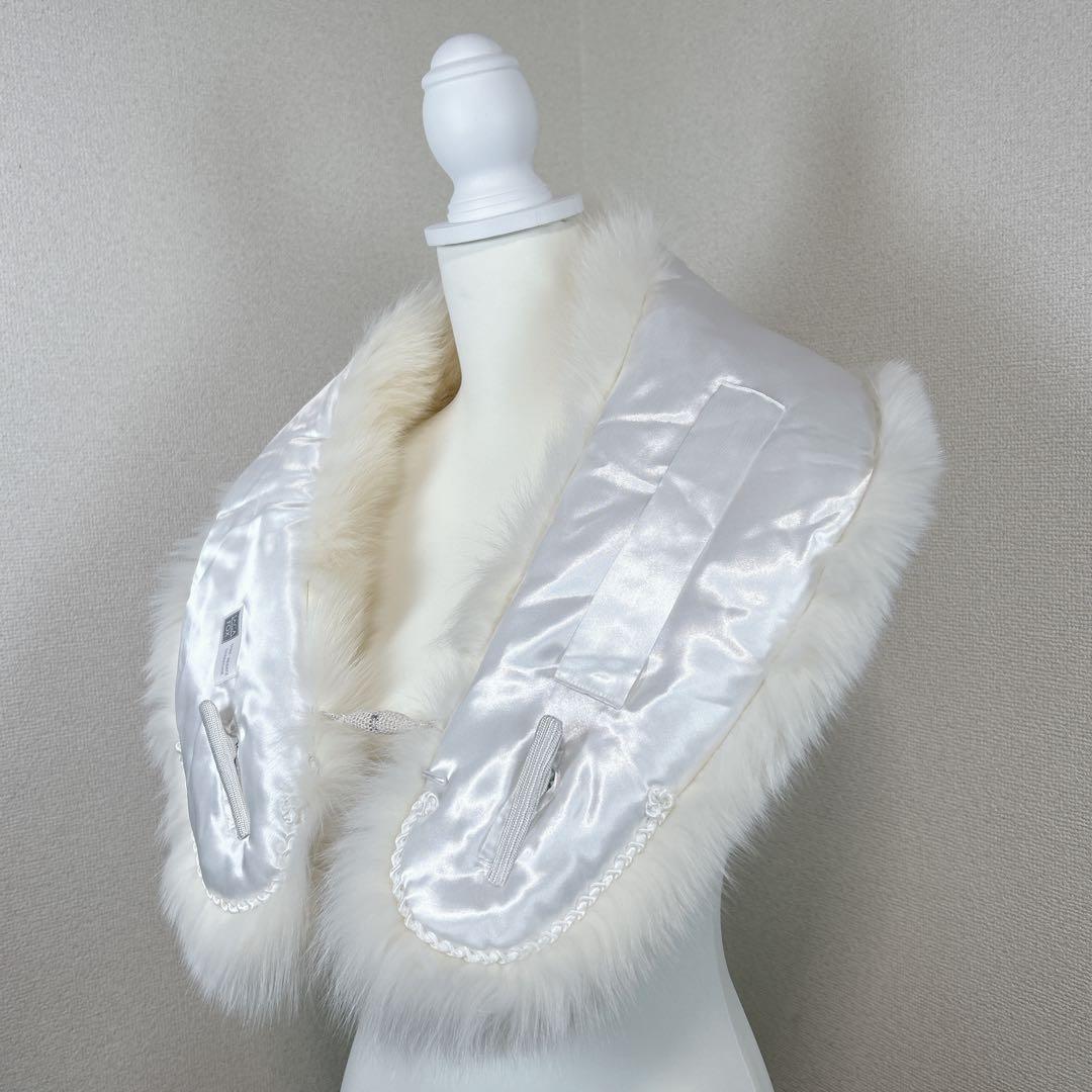 ✨最高級・希少✨　サガフォックス　シャドーフォックス　毛皮　ストール　マフラー