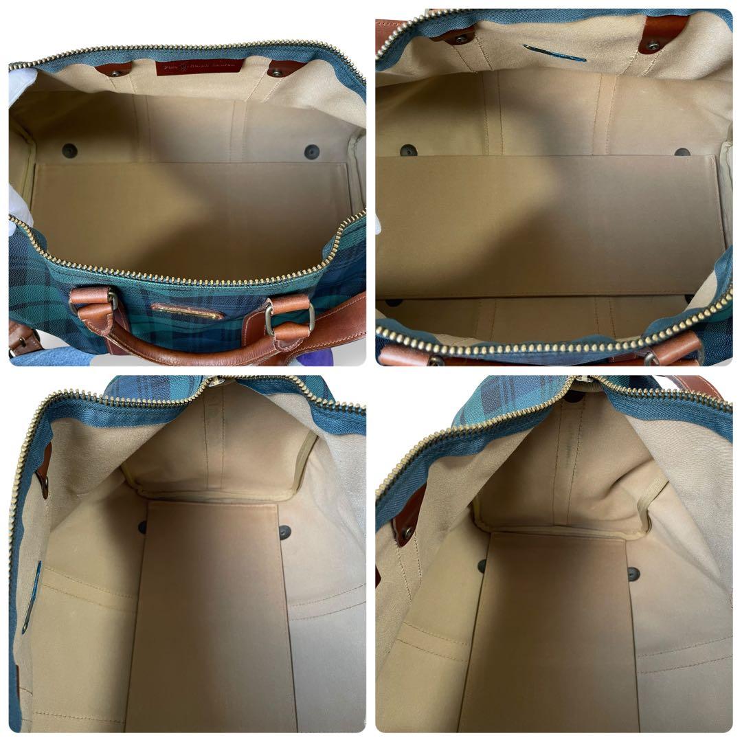 Vintage Polo Ralph Lauren チェック柄 ボストンバッグ